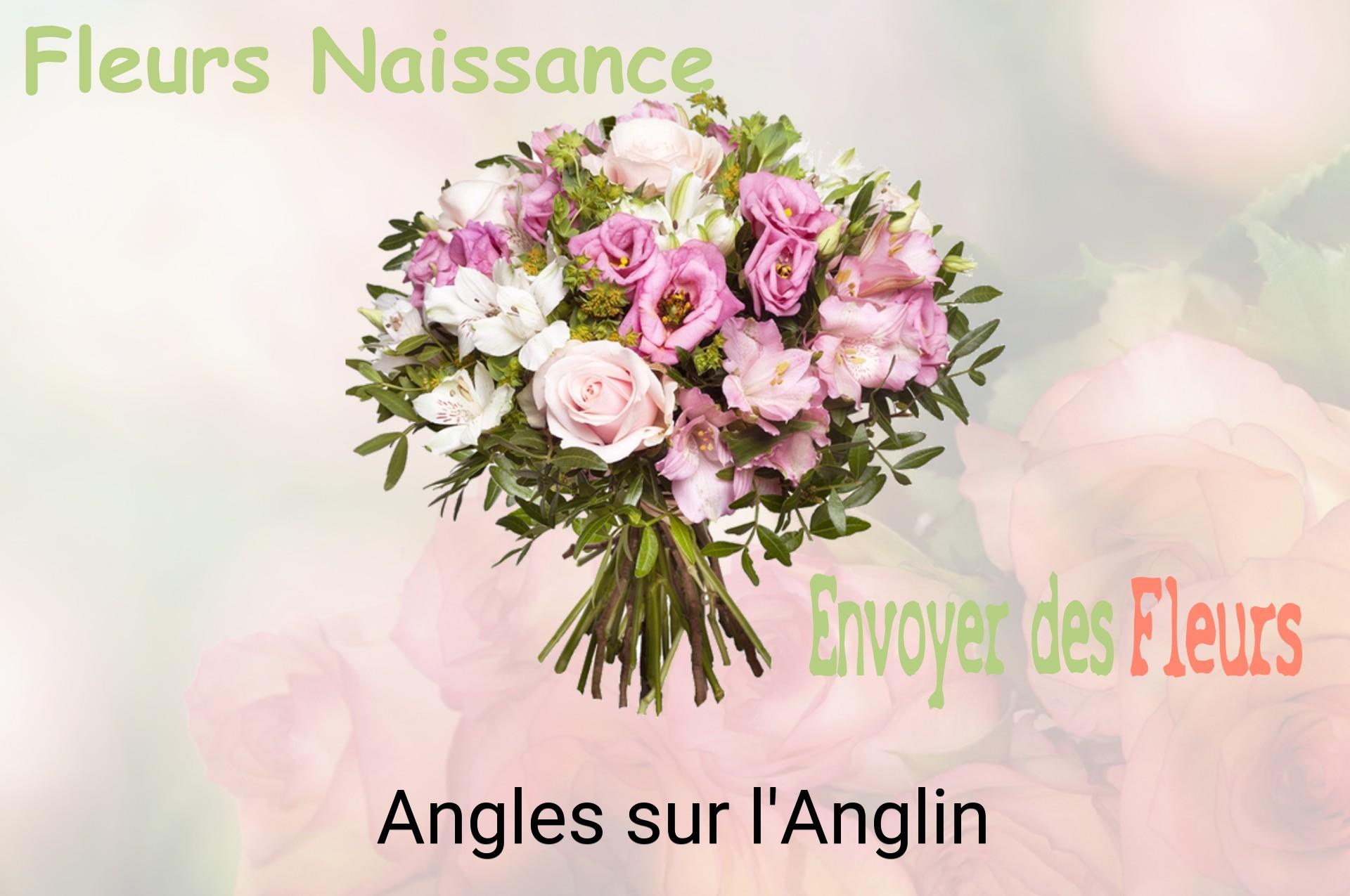 Bouquet de fleurs de naissance livré à Angles-sur-l'Anglin